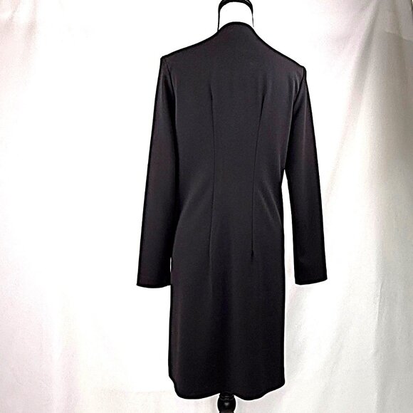 Stylish Joseph Ribhoff Black Duster Size 8 - Picture 2 of 3